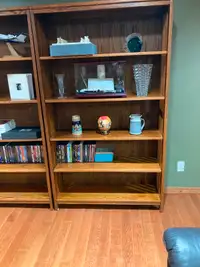Solid Oak Bookshelves