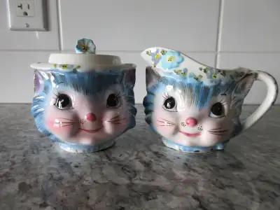 *Vintage* Miss Priss Cream and Sugar Dish Set, View more