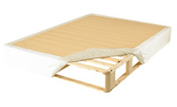 KD Mattress Foundation Double / Full Wood Box Platform Bed