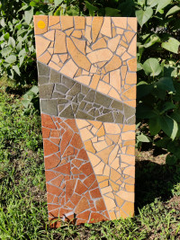 Mosaic art - abstract wall installation