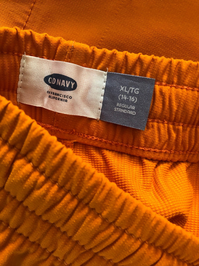 XL (Orange) Old Navy shorts12yrs -15yrs old in Kids & Youth in Red Deer - Image 3