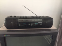 Panasonic RX-FW15 Dual Cassette Deck Am/Fm Radio