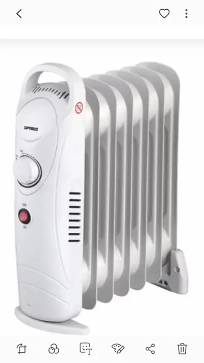 Mini radiator oil heater (reg. $90+), View more