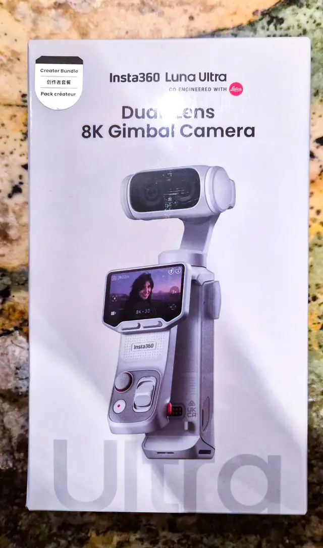 Luna Ultra 8K Camera Creator bundle - WHITE, BNIB