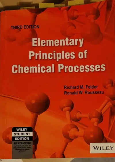 Chemical Engineering text book used for University of Ottawa, View more