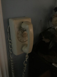 Vintage wall phone like the one in Taylor Swift Anti Hero video