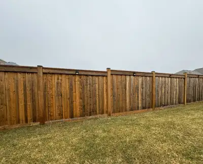 $52 a linear foot fence, View more