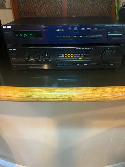 Nikko stereo integrated amplifier and receiver, View more