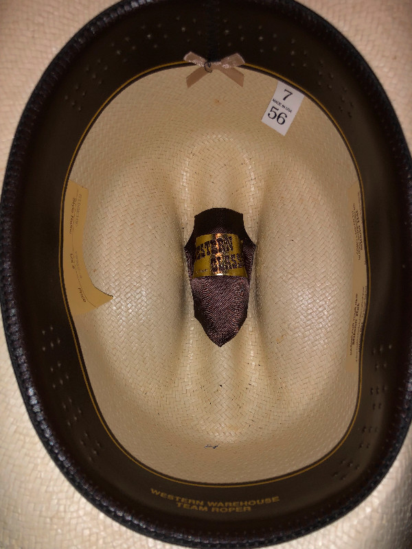 Vintage 90's Larry Mahan Milano Ridgetop Cowboy Hat Size 7 with in Men's in Sunshine Coast - Image 2