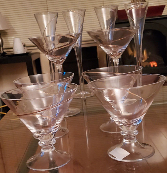 Cocktail Glasses - 8 pieces total in Kitchen & Dining Wares in Markham / York Region - Image 2