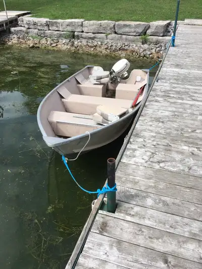 Selling 14 ft fishing boat with 9.9 hp engine. I’m great condition comes with trailer Also have a 16...