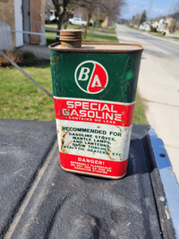 Vintage BA Special Gasoline Tin