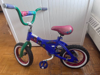Kids bike with training wheels-40$