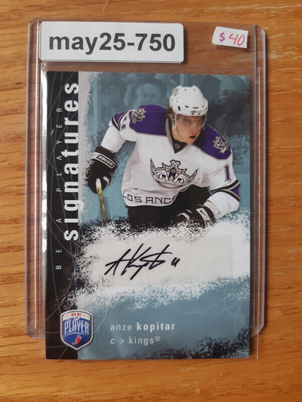 2007-08 BE A PLAYER SIGNATURES ANZE KOPITAR AUTO LA KINGS in Arts & Collectibles in St. Catharines