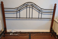 King headboard and frame