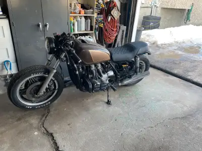 1983 cafe racer 1100 Honda! After putting this goldwing on a extensive diet to make it a cafe racer...