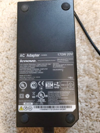 Lenovo 170 watt adaptor