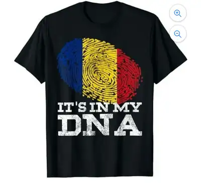 New It's In My DNA Romanian  Romania Flag T-Shirt size 2XL, View more