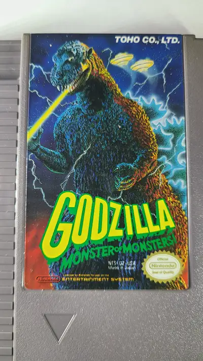 Godzilla Monster of Monsters for Nintendo. 1985 original., View more
