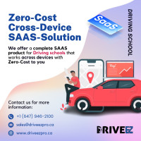 DriveEZ is 100% free - Driving School Management Software