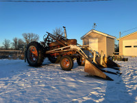 1949 Farmall H tractor with loader