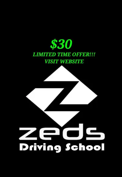 VISIT OUR WEBSITE! zedsdrivingschool.ca We don't teach driving, we teach experience. Unlike the rest...