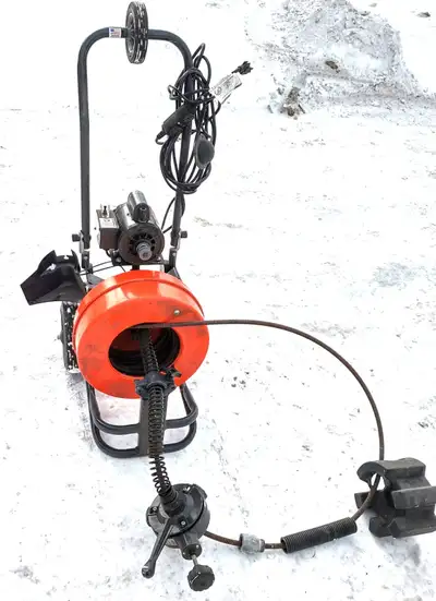 General Wire Sewer rooter T-4 Power Drain Cleaning Machine, Needs Repair