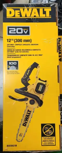 I'm selling a brand new Dewalt 20V MAX* Compact Cordless Chainsaw, 12 inch. It is a 20V MAX compact...