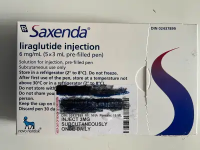 Weight Loss Saxenda sealed Box 100.00$, View more