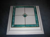 Stained Glass Flush Mount Kitchen Light Fixture