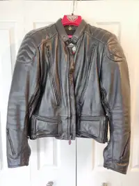 Leather Motorcycle Jacket - medium (42)