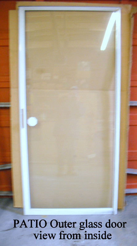 Sliding PATIO glass doors, aluminum, right handed, 4 doors 72X80 in Windows, Doors & Trim in City of Toronto - Image 4