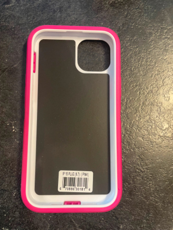 GARAGE SALE - iPhone 15 Plus Otterbox Case - Pink in Cell Phone Accessories in Edmonton