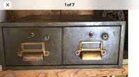 Filing Cabinet Antique Brass