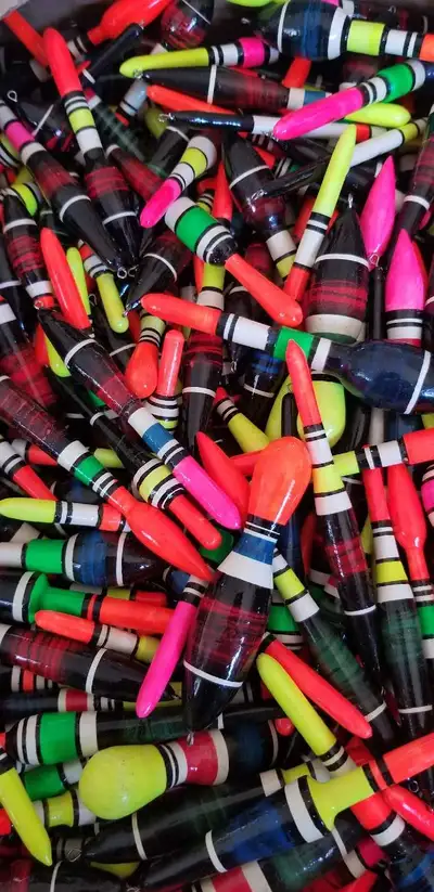 Hand Made and Painted Fishing Bobbers, View more