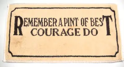 Vintage Courage Brewing Company Best Bitters Beer Bar Towel, View more