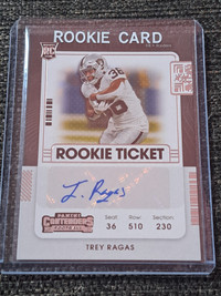 Trey Ragas football Rookie card 