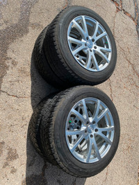 225/60R18 Winter Tires on Alloy Rims (Subaru Outback)