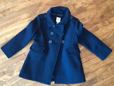 Manteau ville fille en laine GAP, View more