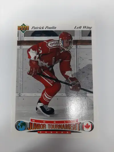 Patrick Poulin 1991-92 Upper Deck Czech World Junior Tournament, View more