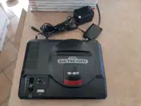 Sega Genesis 
Lot de 3 consoles 
Manettes jeux et accessoires 