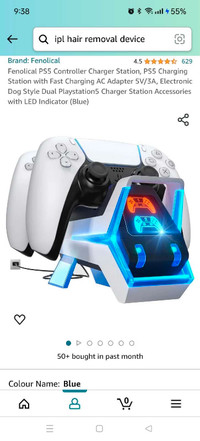 PS5 Charging Station with Fast Charging