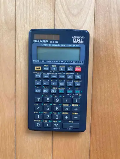 Sharp - EL-546L scientific calculator, View more