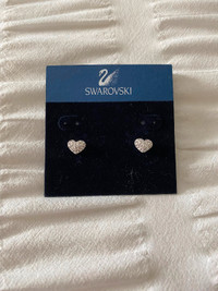 Swarovski - Heart Stud earrings