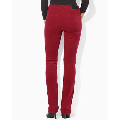 Ralph Lauren Slimming Stretch Corduroy Pants - Size 2, View more