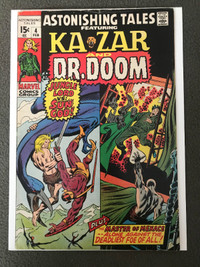 Astonishing Tales #4 & 5 Ka-Zar Dr Doom