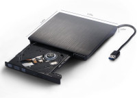 Portable External Drive DVD CD USB 3.0 for Laptop/Desktop NEW