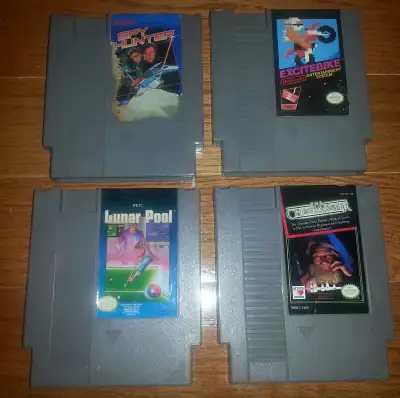 Nintendo NES games (Excitebike), View more