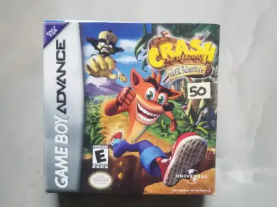 Crash Bandicoot The Huge Adventure for Gameboy Advance with box, View more