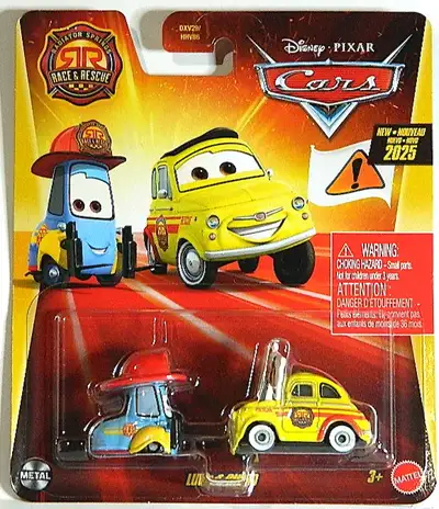 Disney Pixar Cars Race + Rescue Luigi &Guido Diecast, View more